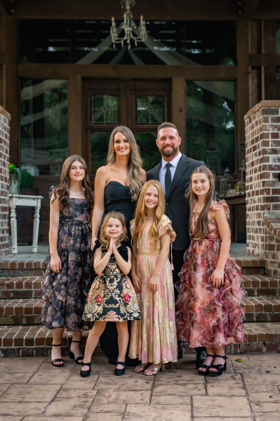Russell and Brittany Harris with their daughters
